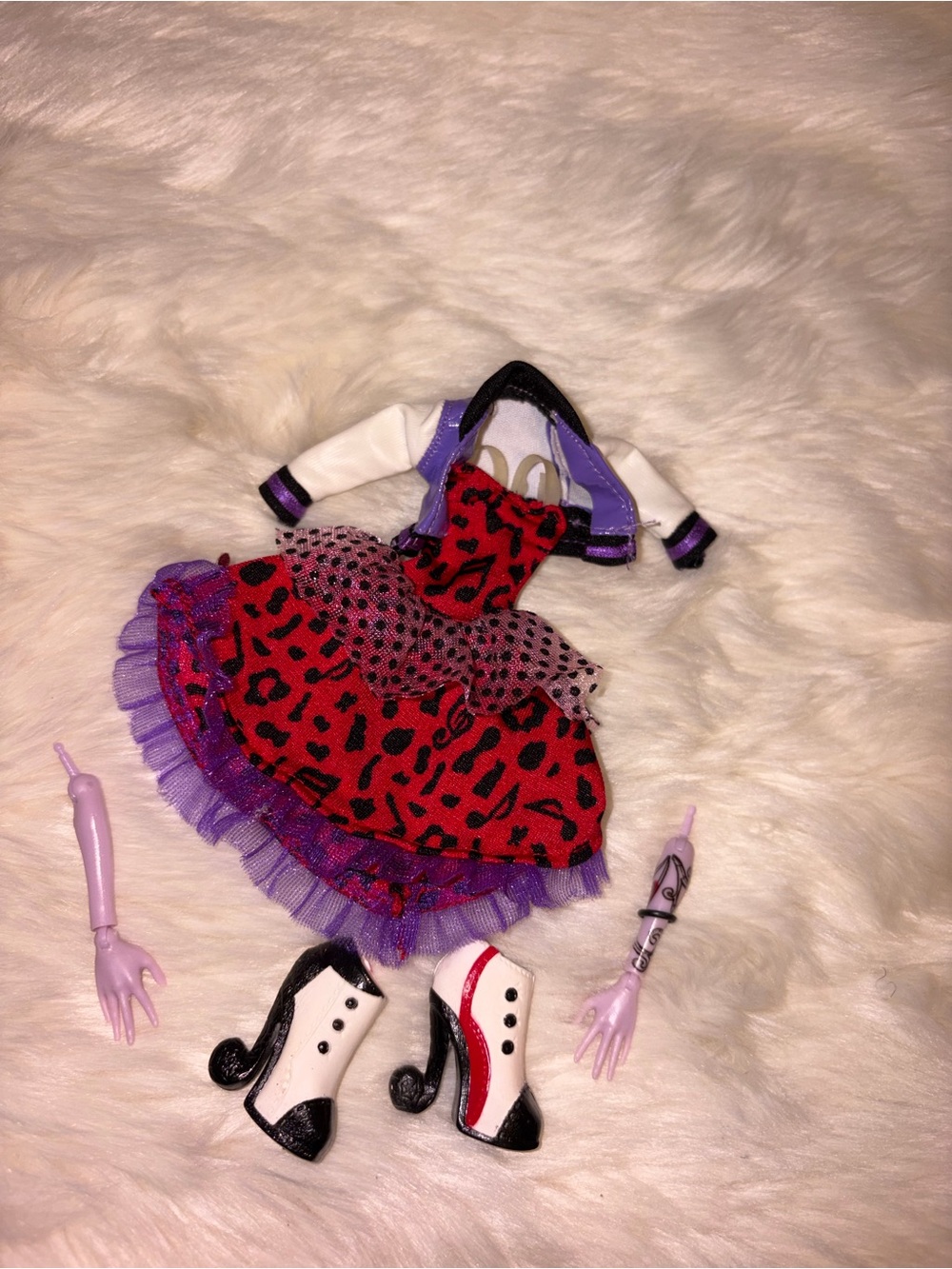 Monster high doll clothes set